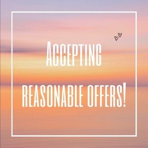 Prices negotiable! I love offers/questions!